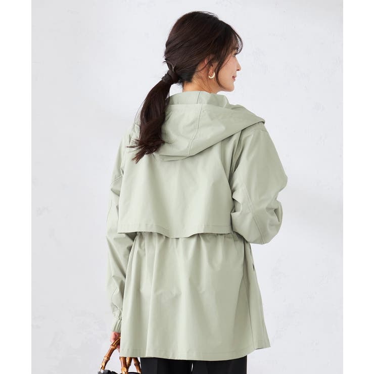 【微撥水】フーテッドブルゾン | a.v.v【WOMEN】 | 詳細画像3 