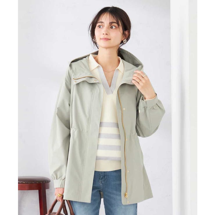 カーキ | フーテッドブルゾン | a.v.v【WOMEN】