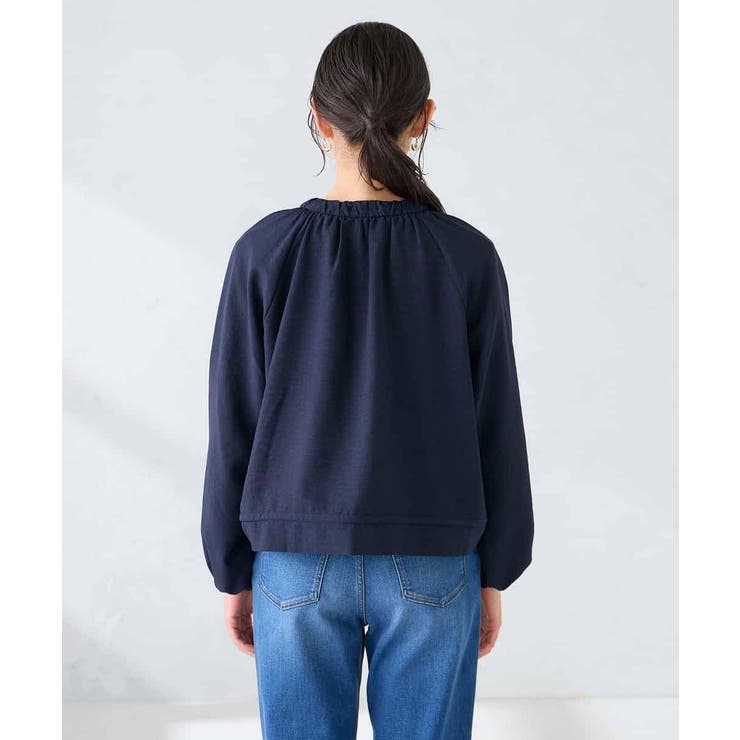 【接触冷感 UVカット】リネンライクノーカラージップブルゾン【セットアップ対応 … | a.v.v【WOMEN】 | 詳細画像22 