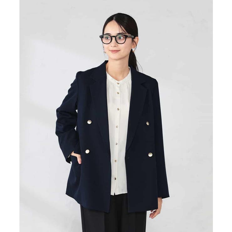 【洗える】ダブルブレストジャケット | a.v.v【WOMEN】 | 詳細画像11 