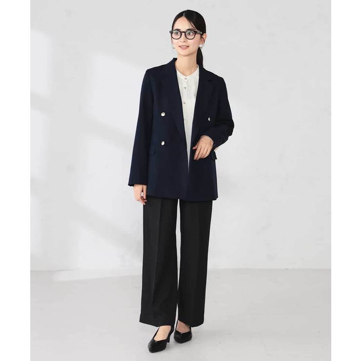 【洗える】ダブルブレストジャケット | a.v.v【WOMEN】 | 詳細画像14 