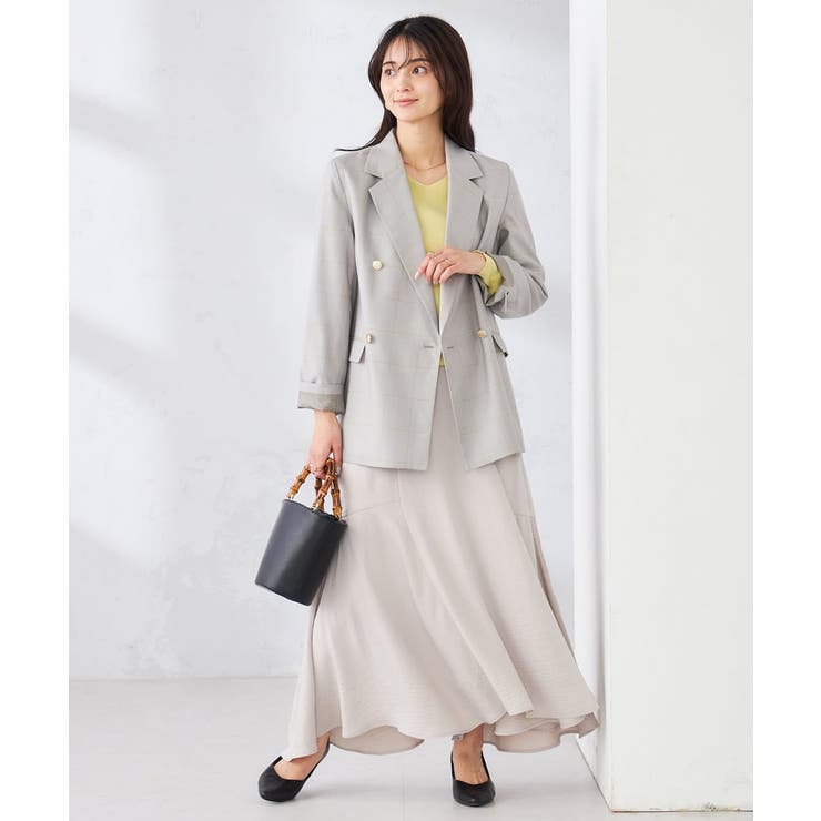 【洗える】ダブルブレストジャケット | a.v.v【WOMEN】 | 詳細画像38 