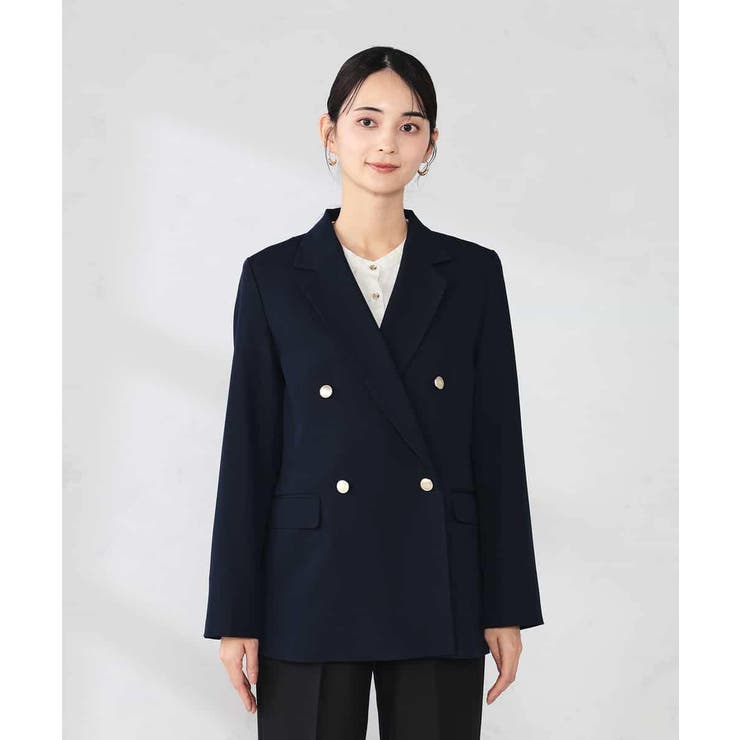 【洗える】ダブルブレストジャケット | a.v.v【WOMEN】 | 詳細画像39 