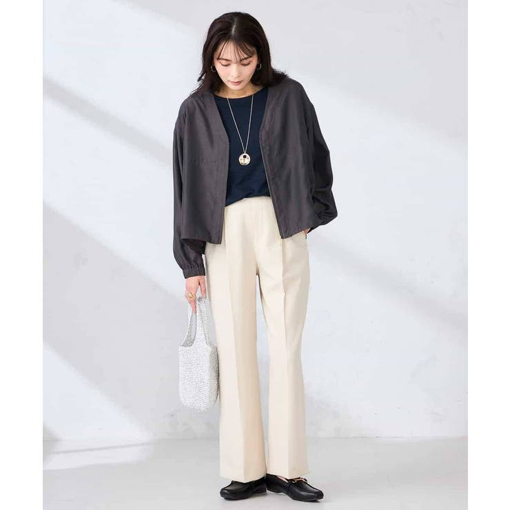 Vネックシアーブルゾン | a.v.v【WOMEN】 | 詳細画像14 