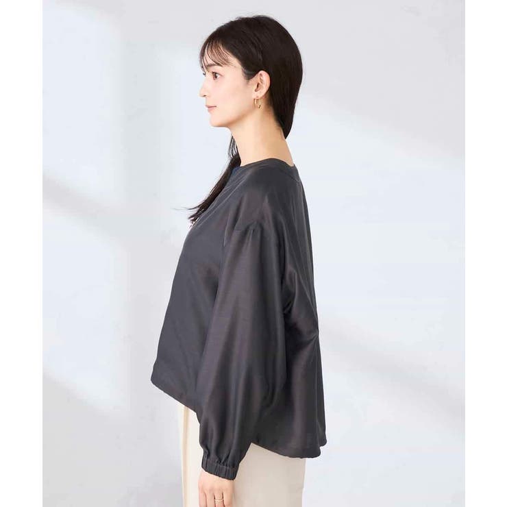 Vネックシアーブルゾン | a.v.v【WOMEN】 | 詳細画像17 