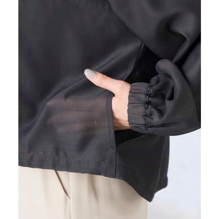 Vネックシアーブルゾン | a.v.v【WOMEN】 | 詳細画像21 