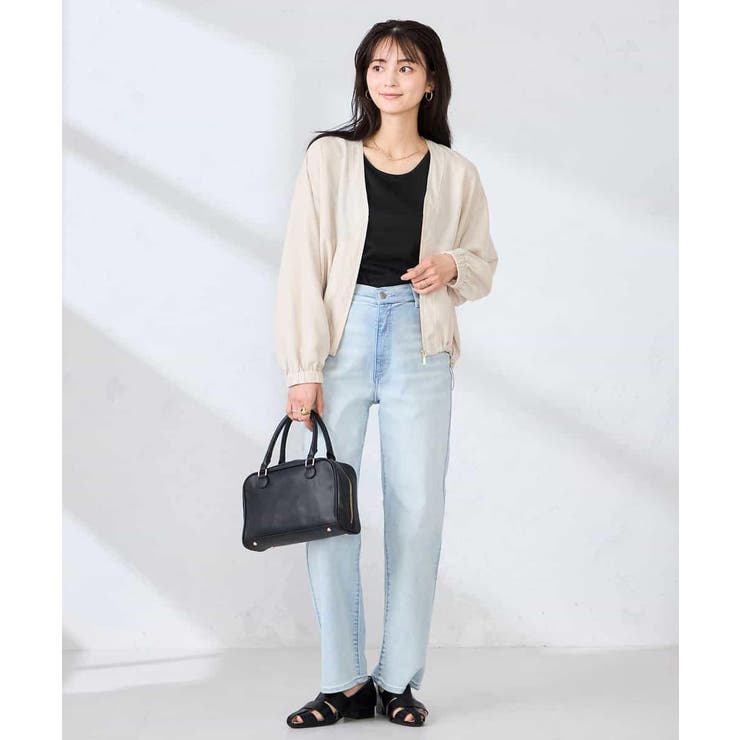 Vネックシアーブルゾン | a.v.v【WOMEN】 | 詳細画像5 