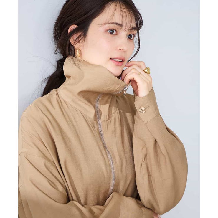 スタンドカラーセミシアーブルゾン | a.v.v【WOMEN】 | 詳細画像12 