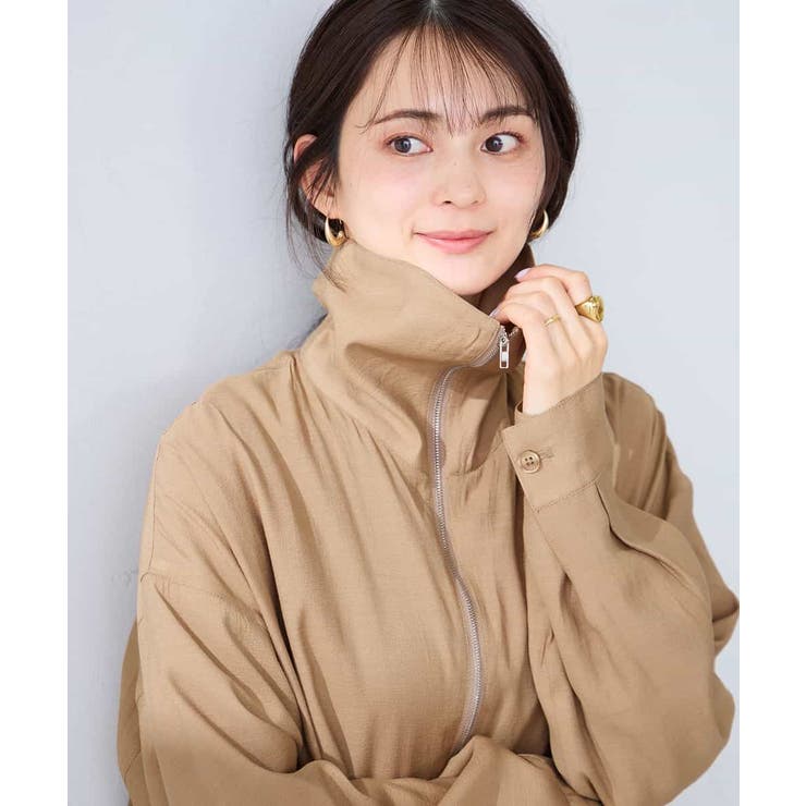 スタンドカラーセミシアーブルゾン | a.v.v【WOMEN】 | 詳細画像13 