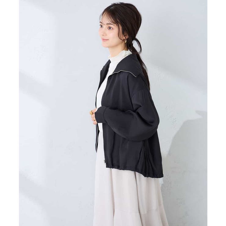 スタンドカラーセミシアーブルゾン | a.v.v【WOMEN】 | 詳細画像17 