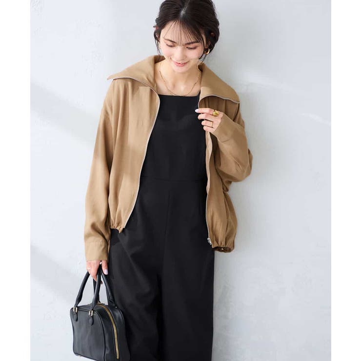 スタンドカラーセミシアーブルゾン | a.v.v【WOMEN】 | 詳細画像2 