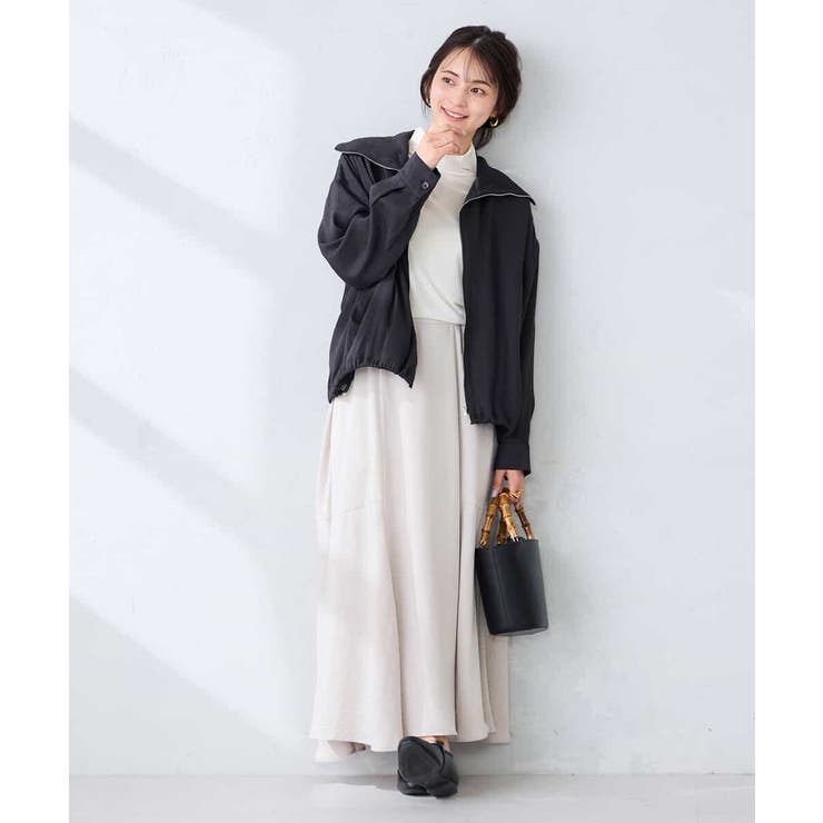 スタンドカラーセミシアーブルゾン | a.v.v【WOMEN】 | 詳細画像20 