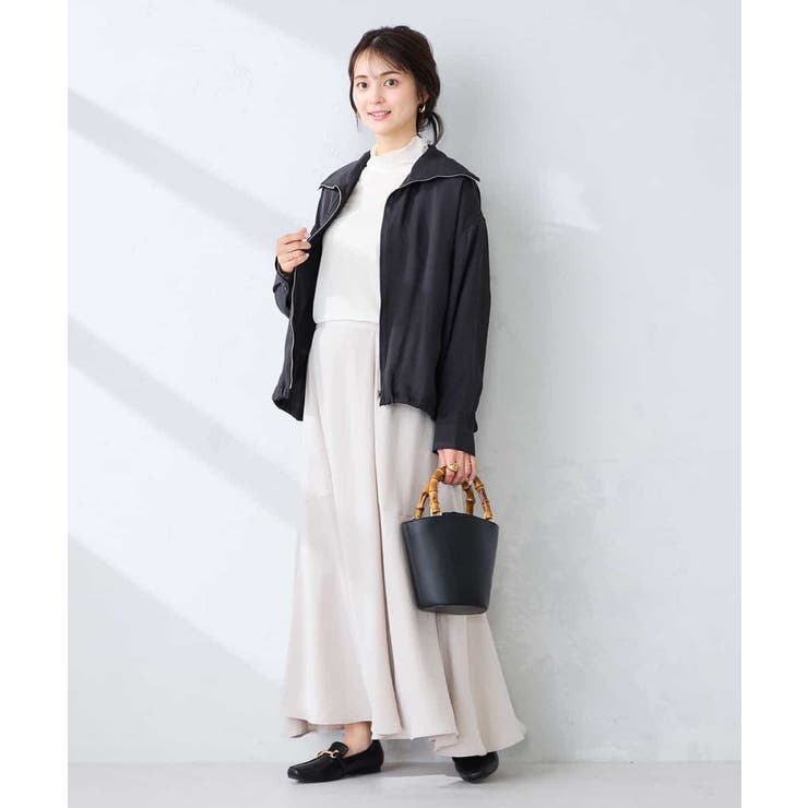 スタンドカラーセミシアーブルゾン | a.v.v【WOMEN】 | 詳細画像21 