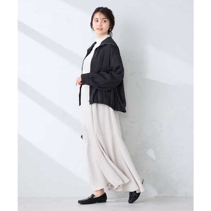 スタンドカラーセミシアーブルゾン | a.v.v【WOMEN】 | 詳細画像22 