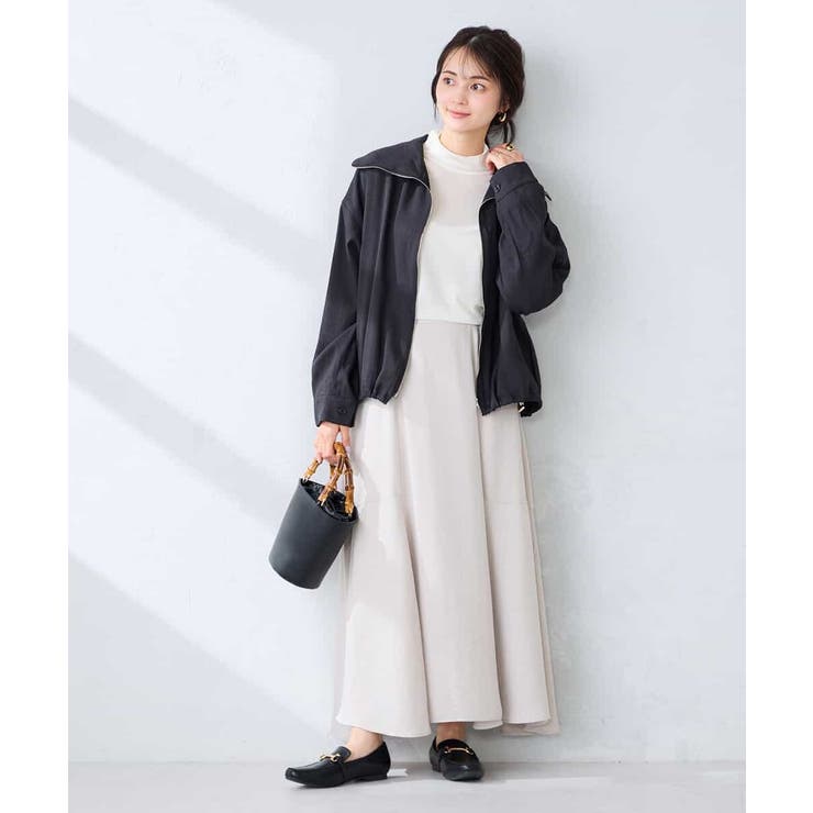 スタンドカラーセミシアーブルゾン | a.v.v【WOMEN】 | 詳細画像23 