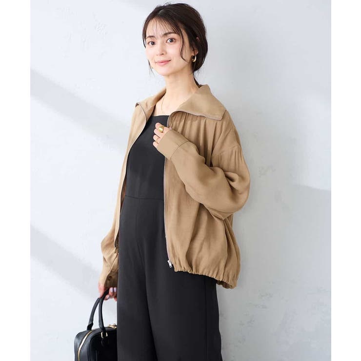 スタンドカラーセミシアーブルゾン | a.v.v【WOMEN】 | 詳細画像3 