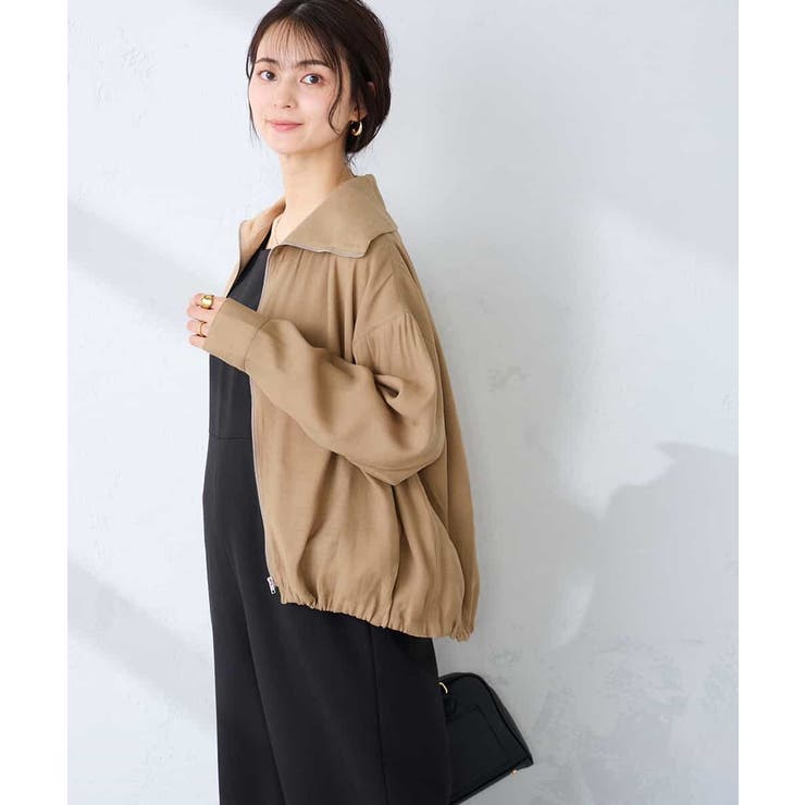 スタンドカラーセミシアーブルゾン | a.v.v【WOMEN】 | 詳細画像4 