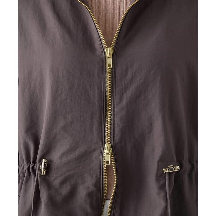 ウエストドロストノーカラーブルゾン | a.v.v【WOMEN】 | 詳細画像18 