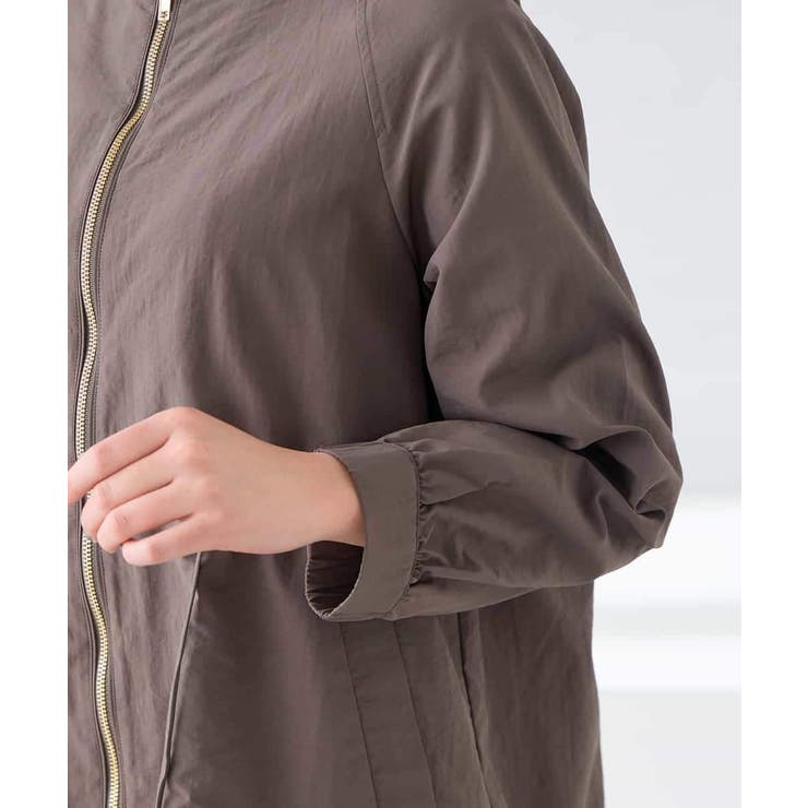 ウエストドロストノーカラーブルゾン | a.v.v【WOMEN】 | 詳細画像20 