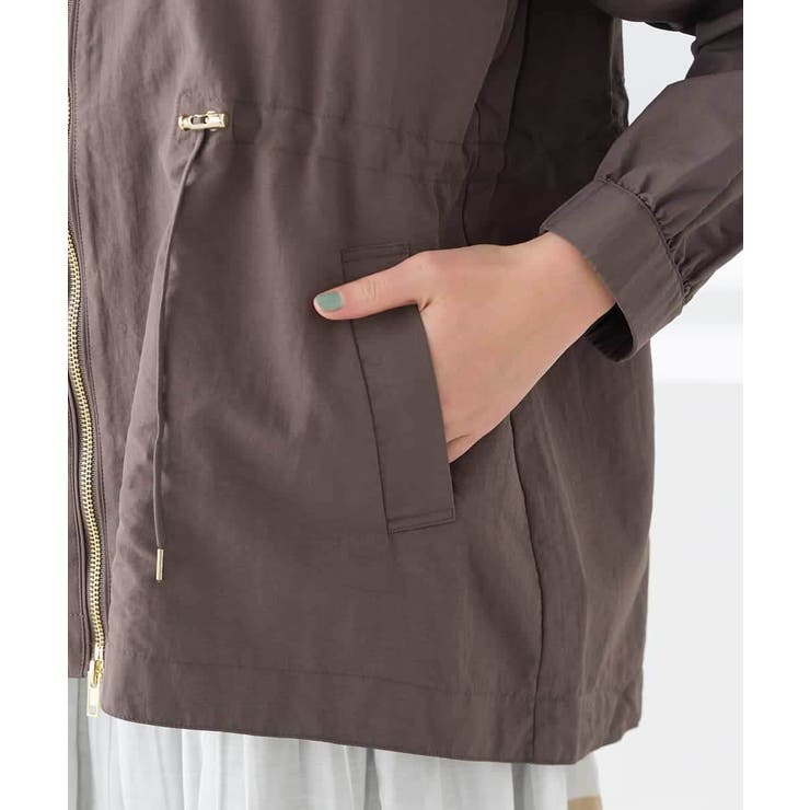 ウエストドロストノーカラーブルゾン | a.v.v【WOMEN】 | 詳細画像21 