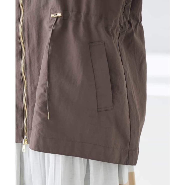 ウエストドロストノーカラーブルゾン | a.v.v【WOMEN】 | 詳細画像22 