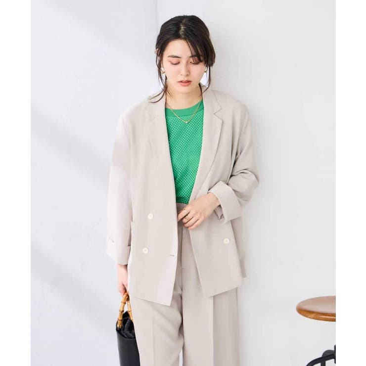 【接触冷感 UVカット 雑誌InRed(宝島社)5月号掲載】リネンライクダブルブ… | a.v.v【WOMEN】 | 詳細画像16 