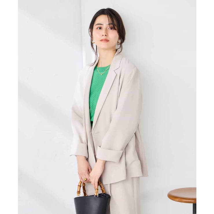 【接触冷感 UVカット 雑誌InRed(宝島社)5月号掲載】リネンライクダブルブ… | a.v.v【WOMEN】 | 詳細画像17 