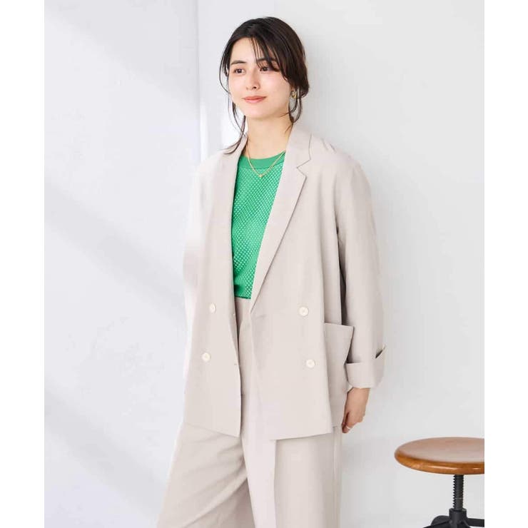 【接触冷感 UVカット 雑誌InRed(宝島社)5月号掲載】リネンライクダブルブ… | a.v.v【WOMEN】 | 詳細画像18 