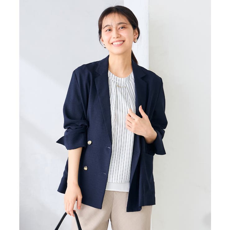 【接触冷感 UVカット 雑誌InRed(宝島社)5月号掲載】リネンライクダブルブ… | a.v.v【WOMEN】 | 詳細画像4 