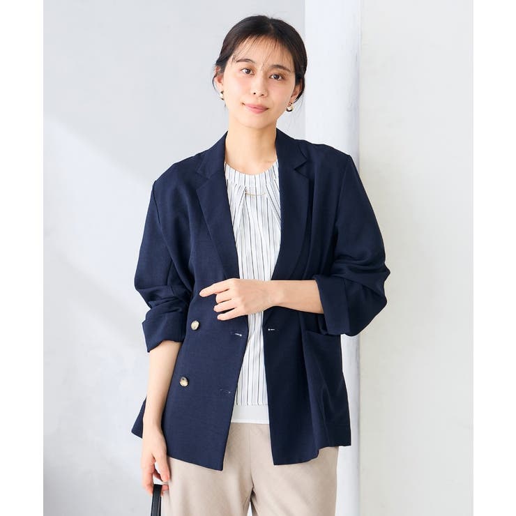 【接触冷感 UVカット 雑誌InRed(宝島社)5月号掲載】リネンライクダブルブ… | a.v.v【WOMEN】 | 詳細画像6 