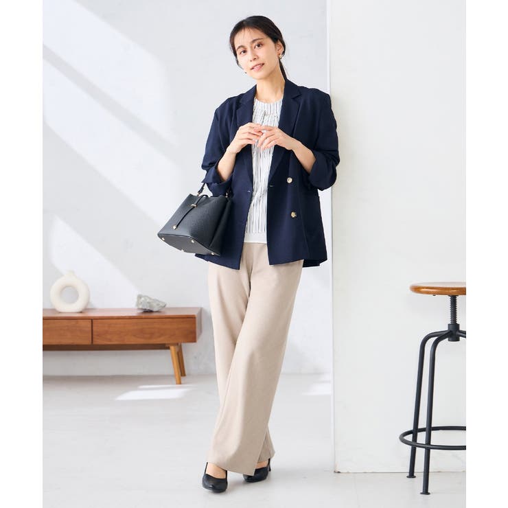 【接触冷感 UVカット 雑誌InRed(宝島社)5月号掲載】リネンライクダブルブ… | a.v.v【WOMEN】 | 詳細画像8 