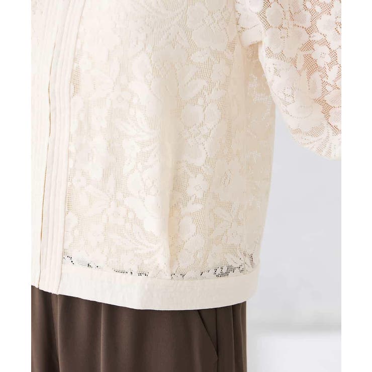 ノーカラーレースブルゾン | a.v.v【WOMEN】 | 詳細画像14 