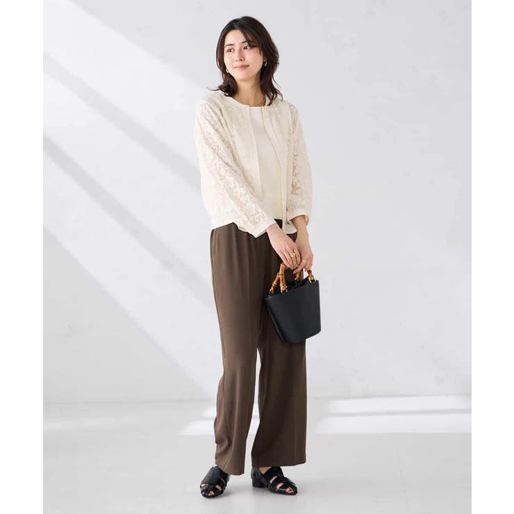 ノーカラーレースブルゾン | a.v.v【WOMEN】 | 詳細画像6 