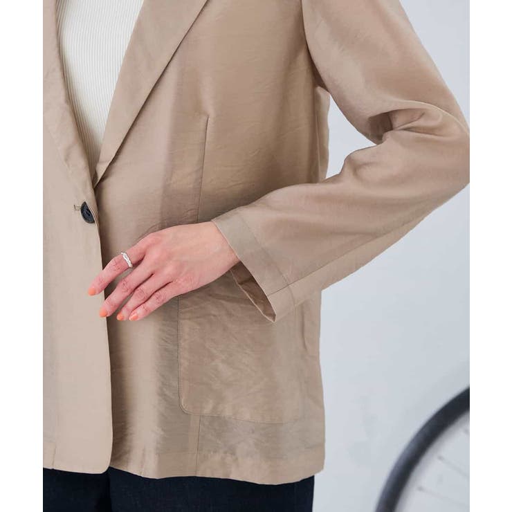 シアーシングルジャケット | a.v.v【WOMEN】 | 詳細画像10 