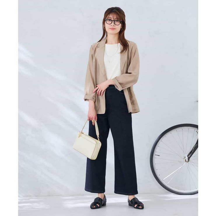 シアーシングルジャケット | a.v.v【WOMEN】 | 詳細画像3 