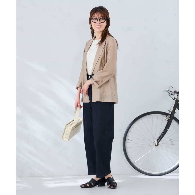 シアーシングルジャケット | a.v.v【WOMEN】 | 詳細画像5 