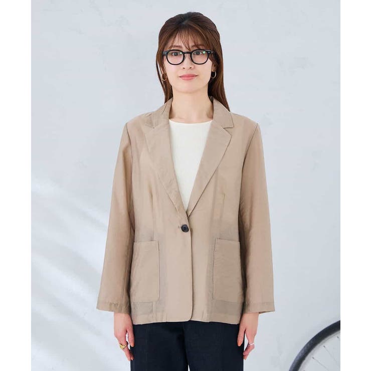 シアーシングルジャケット | a.v.v【WOMEN】 | 詳細画像6 