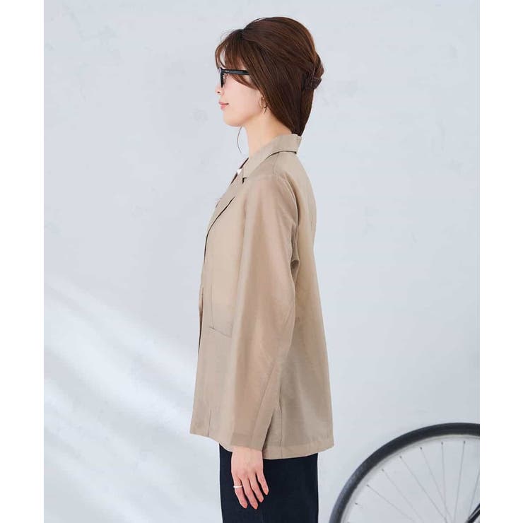 シアーシングルジャケット | a.v.v【WOMEN】 | 詳細画像7 