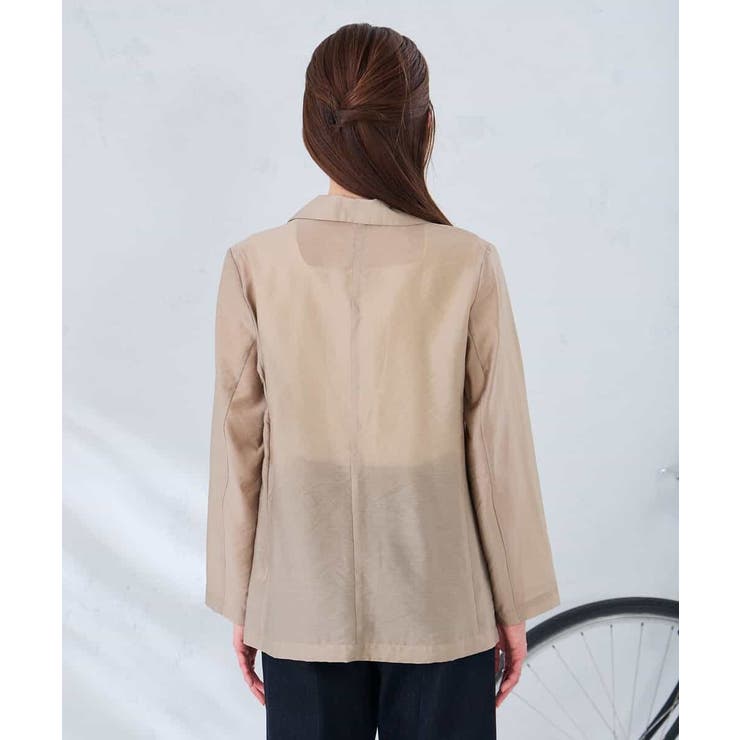 シアーシングルジャケット | a.v.v【WOMEN】 | 詳細画像8 