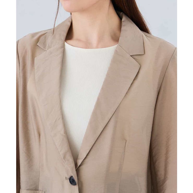 シアーシングルジャケット | a.v.v【WOMEN】 | 詳細画像9 