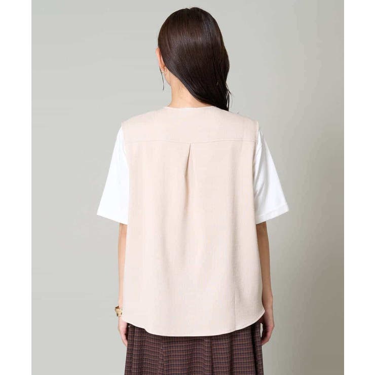 ギャザーヘムベスト | a.v.v【WOMEN】 | 詳細画像10 