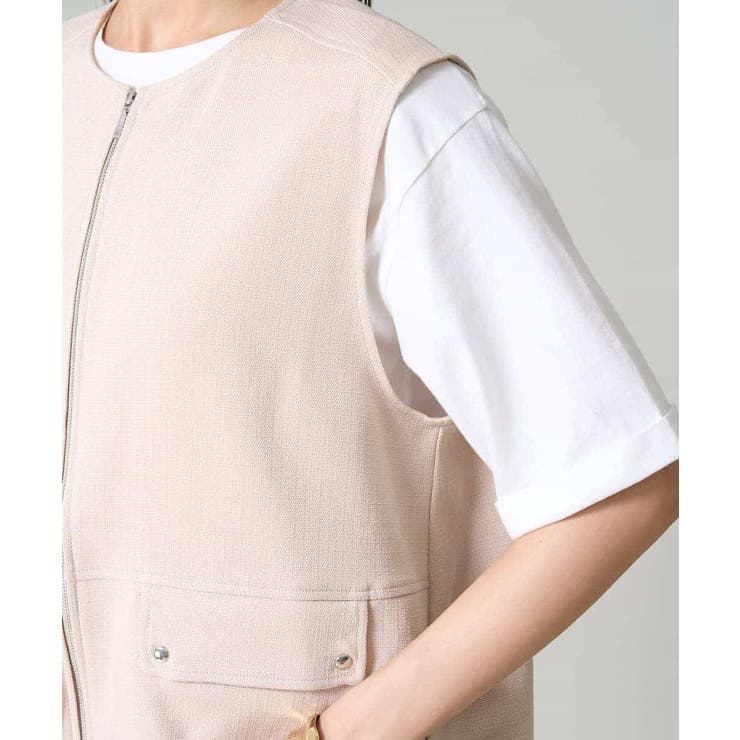 ギャザーヘムベスト | a.v.v【WOMEN】 | 詳細画像12 