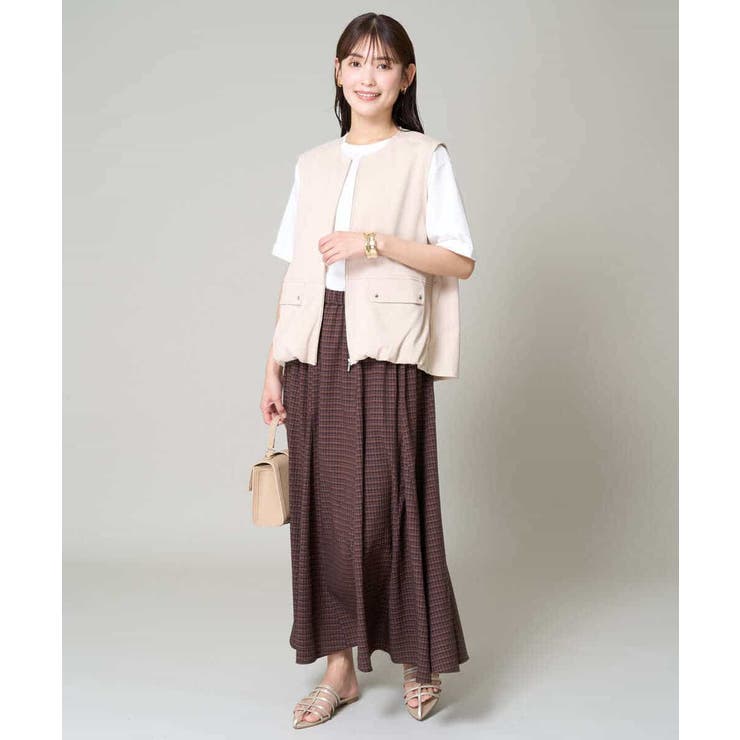 ギャザーヘムベスト | a.v.v【WOMEN】 | 詳細画像5 