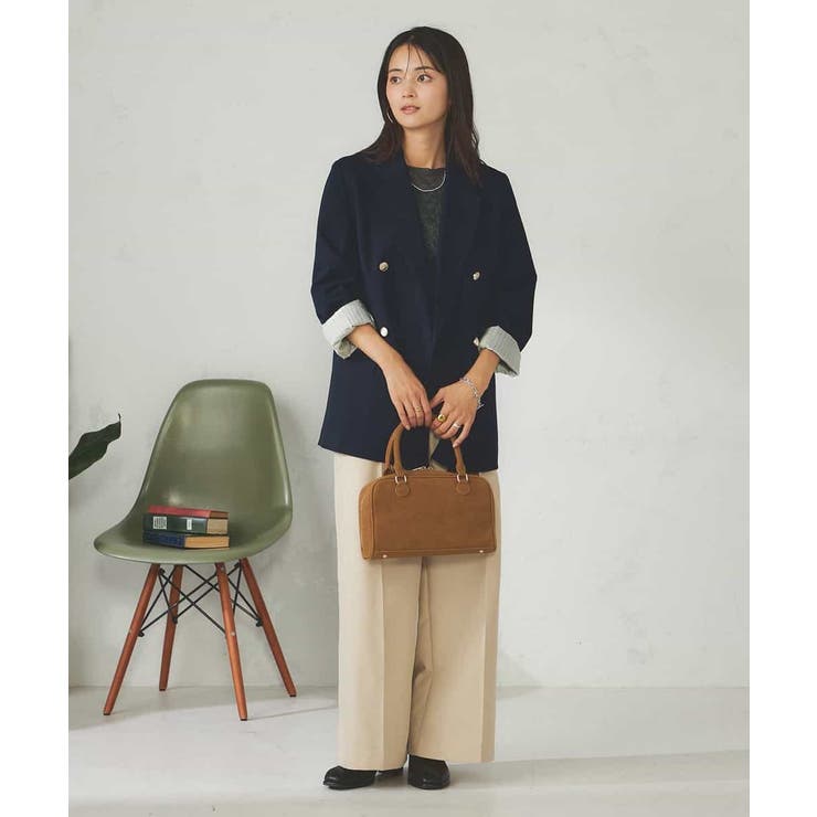 【マシンウォッシャブル】ダブルブレストジャケット | a.v.v【WOMEN】 | 詳細画像14 