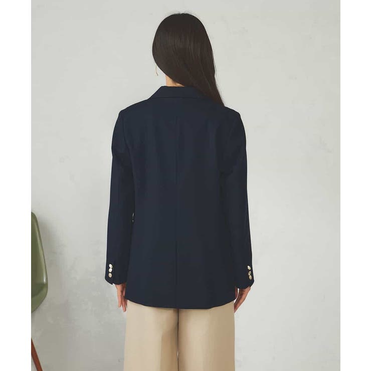 【マシンウォッシャブル】ダブルブレストジャケット | a.v.v【WOMEN】 | 詳細画像29 