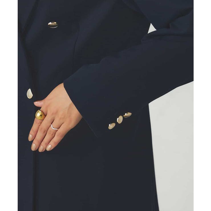 【マシンウォッシャブル】ダブルブレストジャケット | a.v.v【WOMEN】 | 詳細画像33 