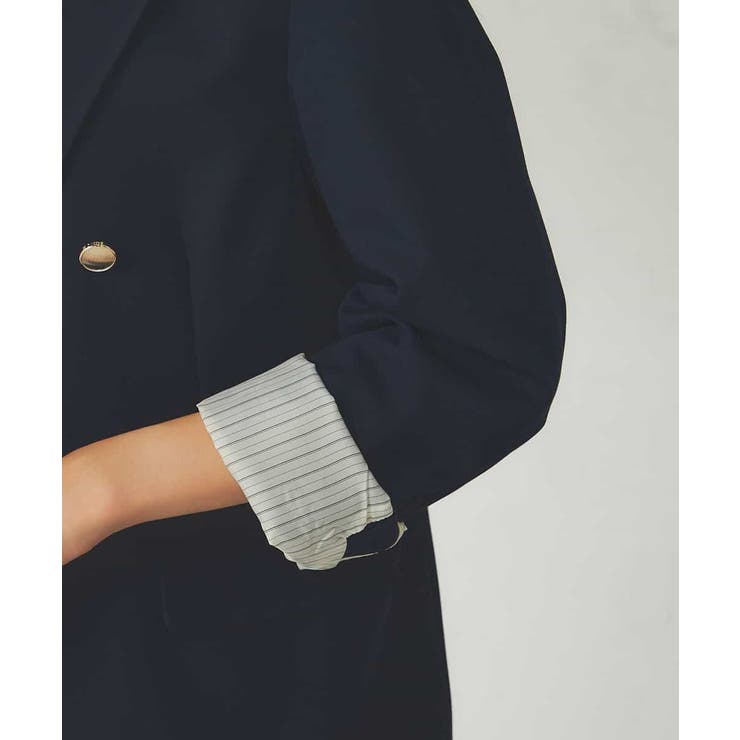 【マシンウォッシャブル】ダブルブレストジャケット | a.v.v【WOMEN】 | 詳細画像34 