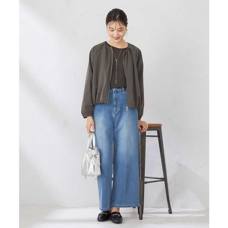 バルーンヘムブルゾン | a.v.v【WOMEN】 | 詳細画像8 