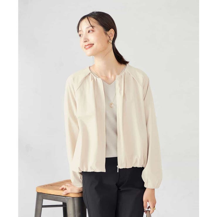 ベージュ | バルーンヘムブルゾン | a.v.v【WOMEN】