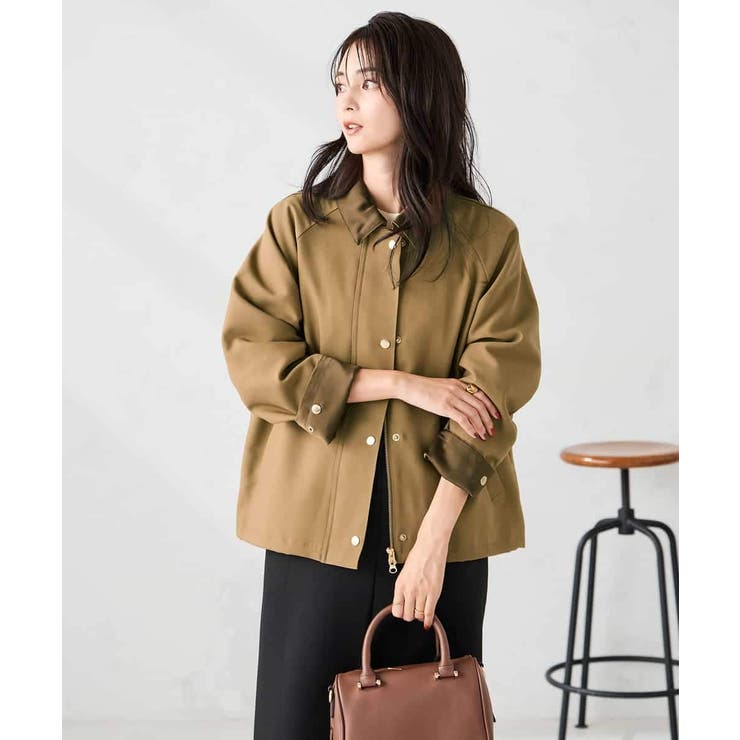 ステンカラーブルゾン | a.v.v【WOMEN】 | 詳細画像14 